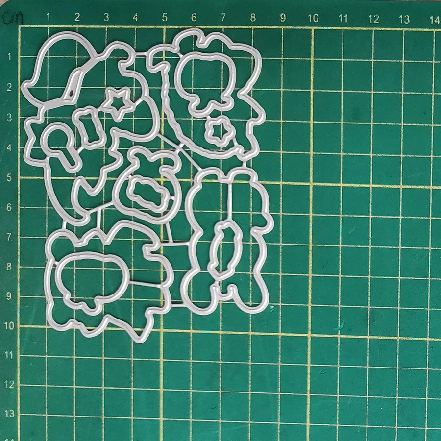 Маленький Штамп и металлические штампы для самостоятельного скрапбукинга