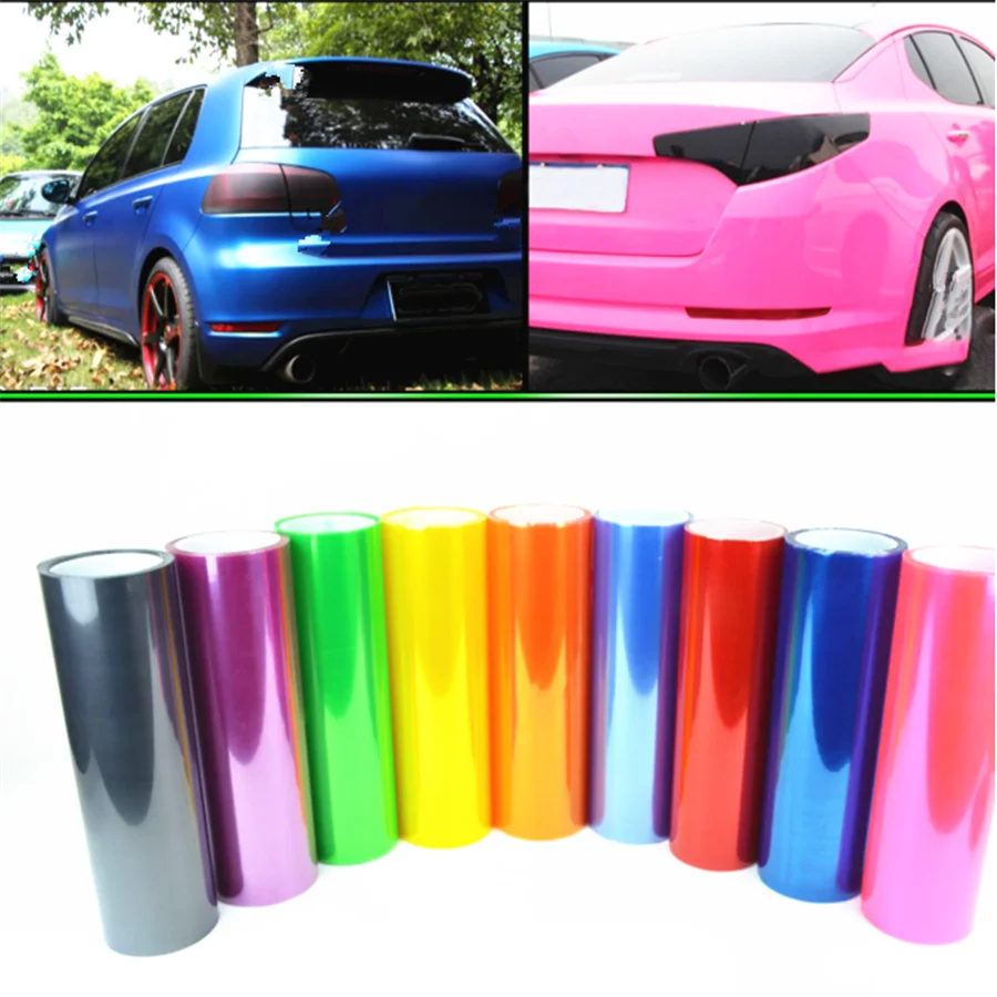 

1 Pc 30 * 60 cm Car Light Sticker Film for audi a4 b7 alfa romeo 156 renault megane 2 kia sportage 2011 dacia