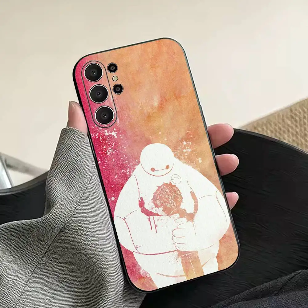 Фото Аниме B-Baymax Подарок Черный Мягкий Силиконовый Чехол для Телефона Samsung Ultra S26, S24, S21, S22, S23, S30, Plus, Lite №4
