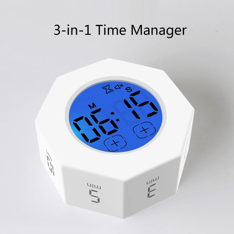 

LED-Digital Kitchen Timer For Cooking Shower Study Stopwatch Alarm Clock MagneticElectronic Cooking Countdown Time-Timer KXRE