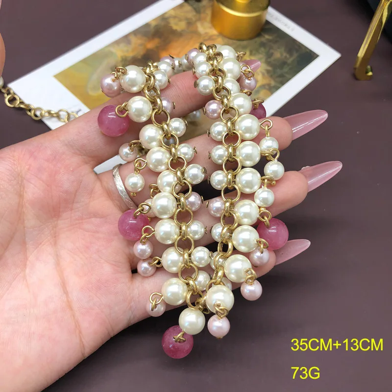 Ожерелья Draweye с жемчугом для женщин элегантные винтажные модные ожерелья