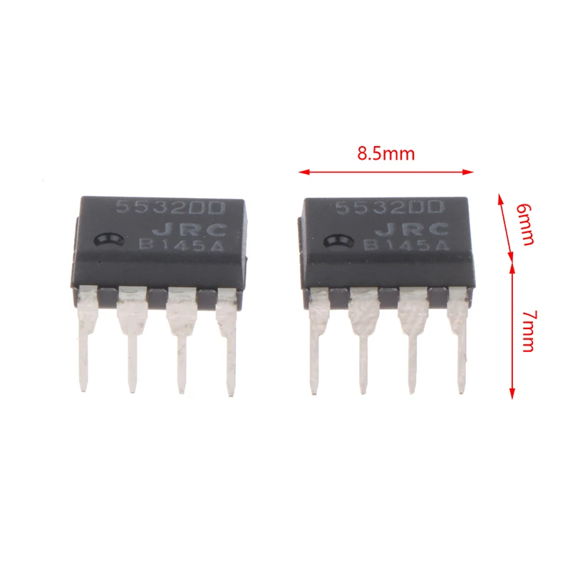 

2 шт. JRC5532DD/NJM5532DD двойной операционный усилитель лучше, чем NE5532 для аудиофила Diy точный Аудио двойной операционный усилитель