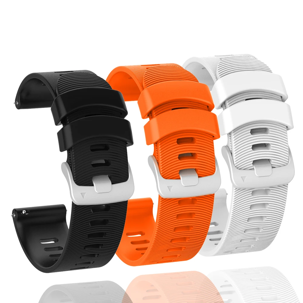 Ремешок для TicWatch E3 ремешок часов GTH силиконовый браслет 20 мм Tic Watch GTA GTwatchband