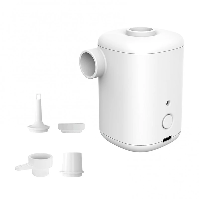 

Portable Air Pump Electric USB Type-C 1500Mah Inflator Household Bed Mattress Swim Pool Air Floats