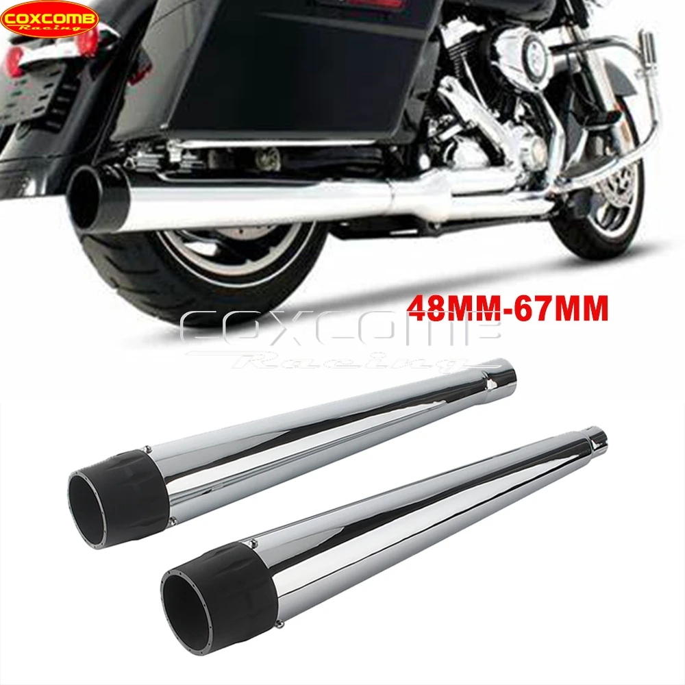 Фото Аксессуары для мотоциклов, система глушителя Exhasut для Harley Electra Glide FLH FLHT FLHTP FLHFB FLHTCU FLHTK CVO FLHTKSE FLHTKL №2