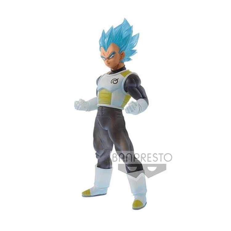 

Bandai Original BANPRESTO Model 17978 Anime Dragon Ball Super Clearise Blue Hair Vegeta
