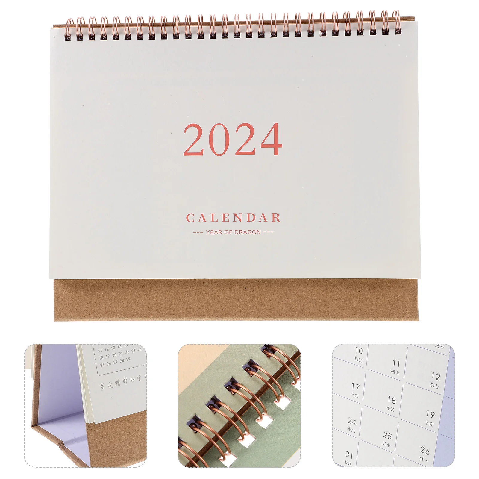 

Desk Pad Calendar 2024 Countdown Calendar-2024 Simple Small Standing Flip Office Decoration