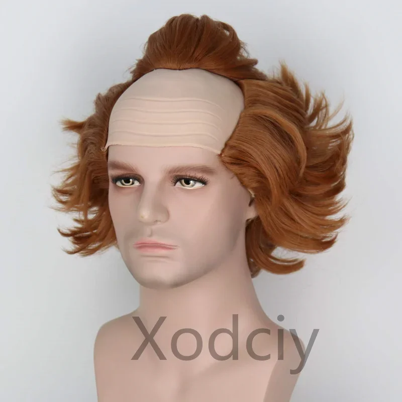 Фильм Стивен Кинг Это Пеннивайз Клоун Джокер Парик Косплей Коричневые Короткие