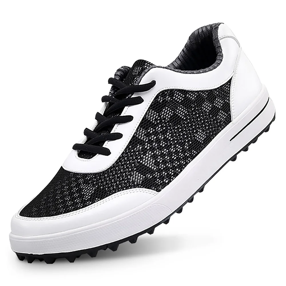PGM Men'S Golf Shoes Breathable Non-Slip Nailless Mesh Shoes Outdoor Golf Sneakers Summer Refreshing And Comfortable Mesh XZ079