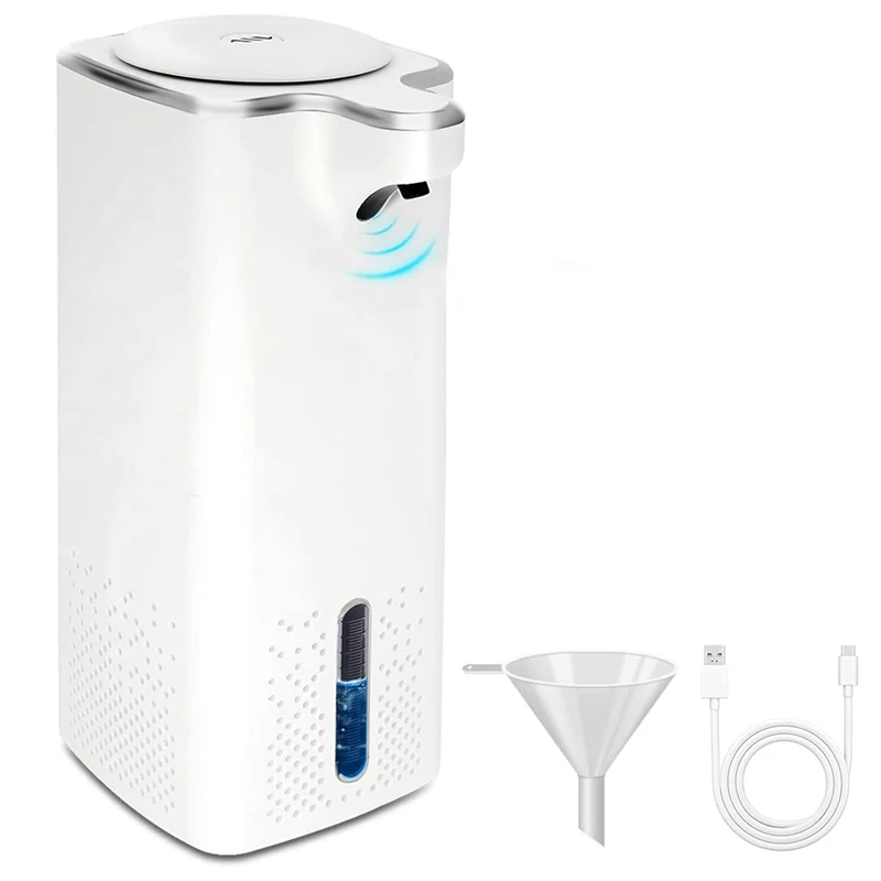 

Automatic Soap Dispenser 1000 Ml, With USB & Soap Dispenser Sensor Non-Contact Foam Soap Dispenser For Kitchen Bathroom