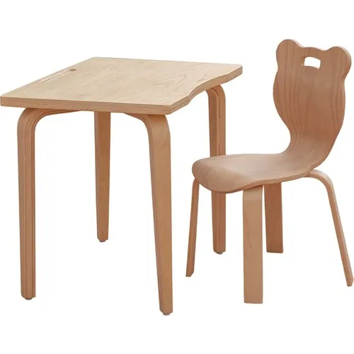 Детская коллекция Ens панда деревянный детский стол набор |