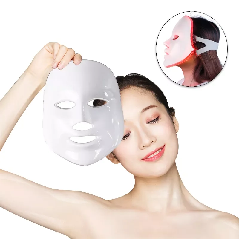 

LED Facial Mask Therapy 7 Colors Light Skin Care Rejuvenation Wrinkle Acne Removal Face Led Mask Beauty Tool