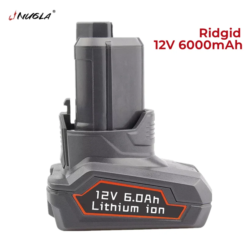 L1240 12V 6000mAh Lithium Battery Replacement for Ridgid 12V R82007 R82009 R82048 R82049 R82059  Cordless Power Tools
