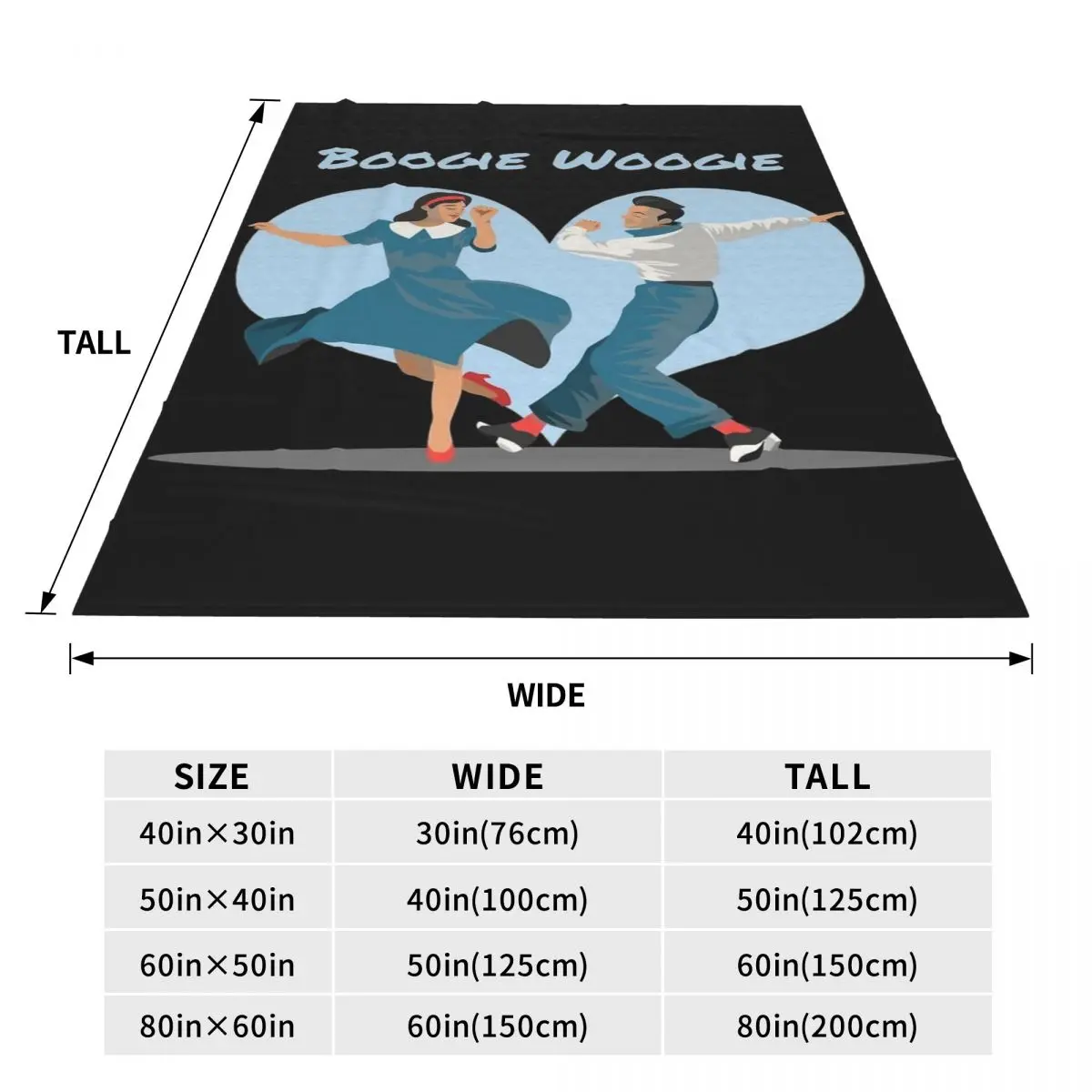 I Love Boogie Woogie Four Seasons универсальное одеяло для кинотеатра можно разложить подарок