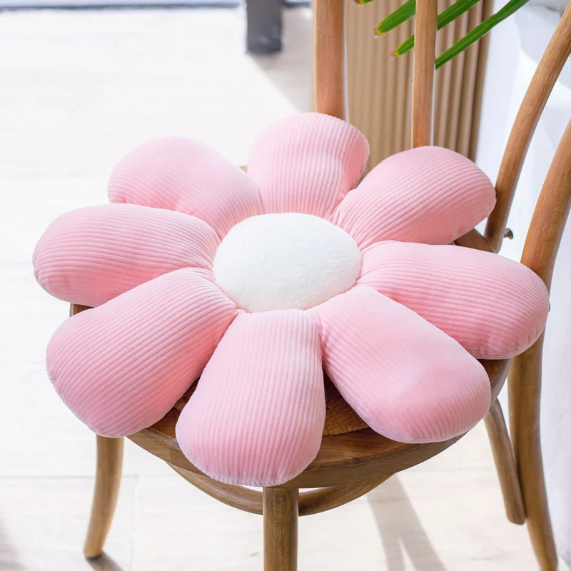 

Nordic Household Flower Pillow Flower Sofa Cushion Bay Window Small Daisy Petal Chair Cushion Plush Toys