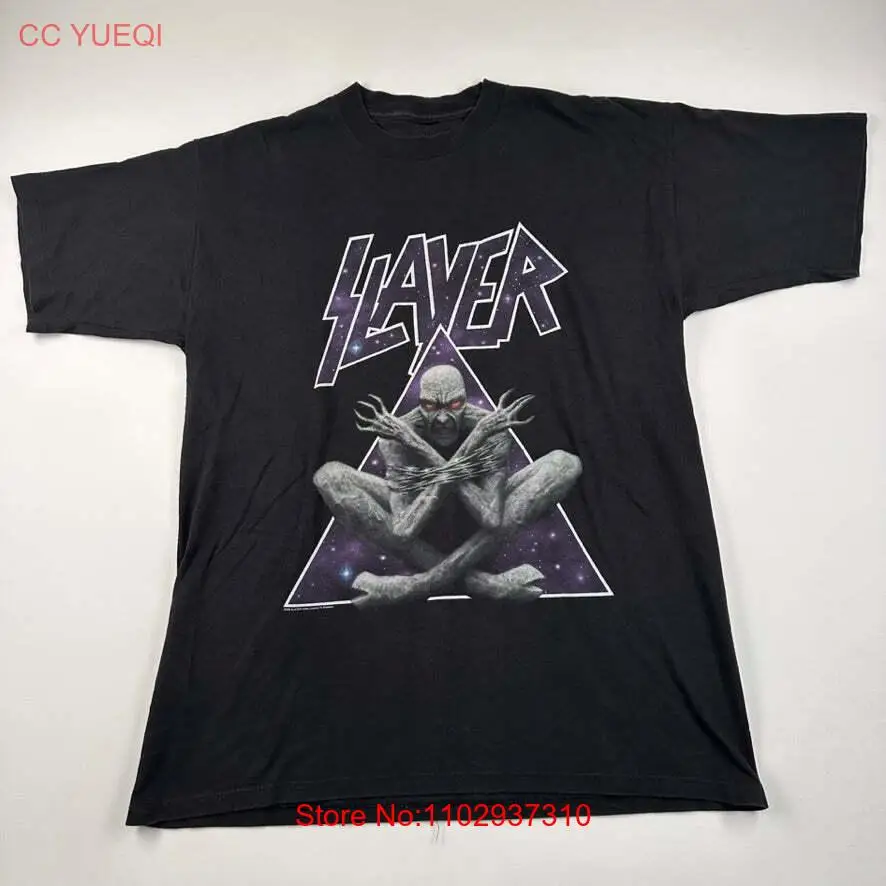 Винтажный стиль 1994 футболка с группой Slayer большой европейский