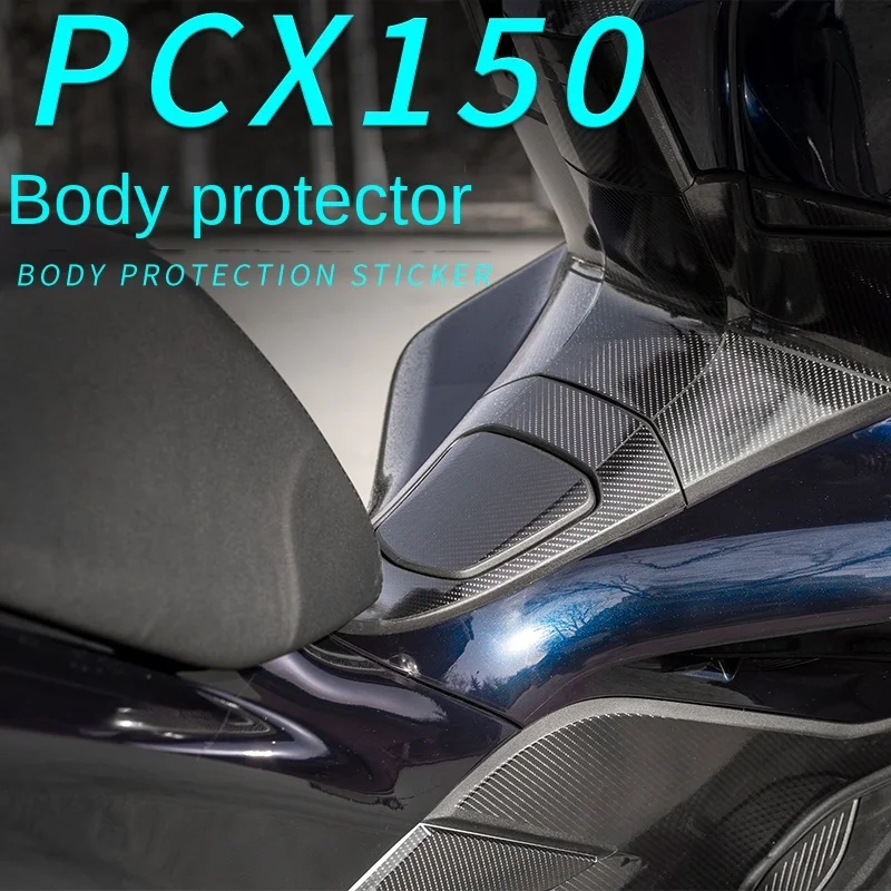 

Motorcycle Tank Protector Sticker The whole car carbon fibre Protection Scratch Decal FOR For HONDA PCX150 PCX 150