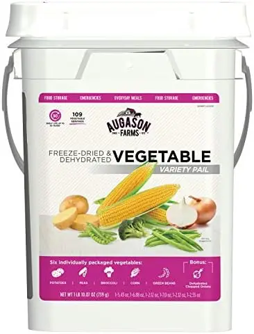 

Dried Vegetable Variety Pack 4 gallon Kit