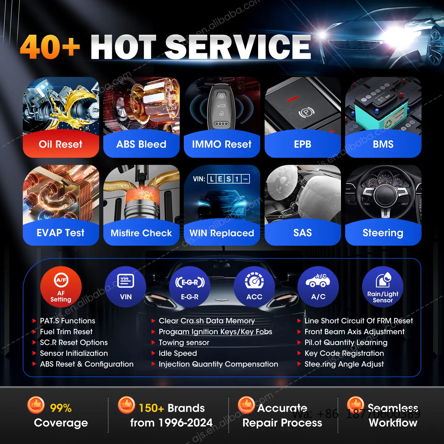 Фото Автосканер Autel MaxiCOM MK900 BT для диагностики автомобилей, MK808, MK900BT, MK808BT, Altar MK 808, 900, MK900-BT, полнофункциональный OBD2-сканер для диагностики всех систем автомобиля №5