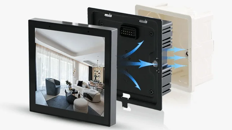 

4'' In Wall Smart Home System Touch Panel Home Automation Screen PX30 Smart Hotel Touch Panel 4 inch Wall Switch