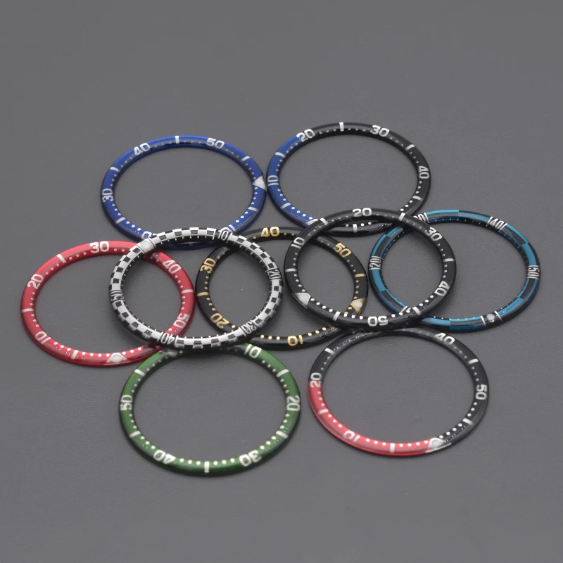 

38mm*31.6mm Resin bezel insert Seiko case mod insert Fit Seiko SKX007 SKX009 SRPD watch case parts diving men watch gifts