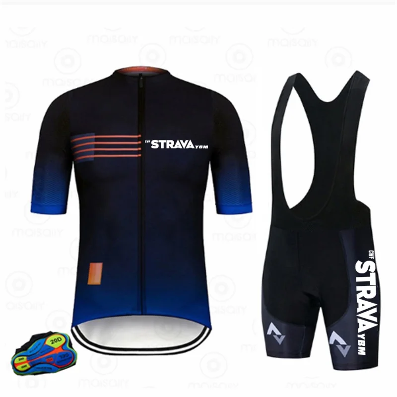 

20D Bib Set MTB Uniform Bike Clothing 2022 Cycling Jersey Quick Dry Bicycle Wear Clothes Mens