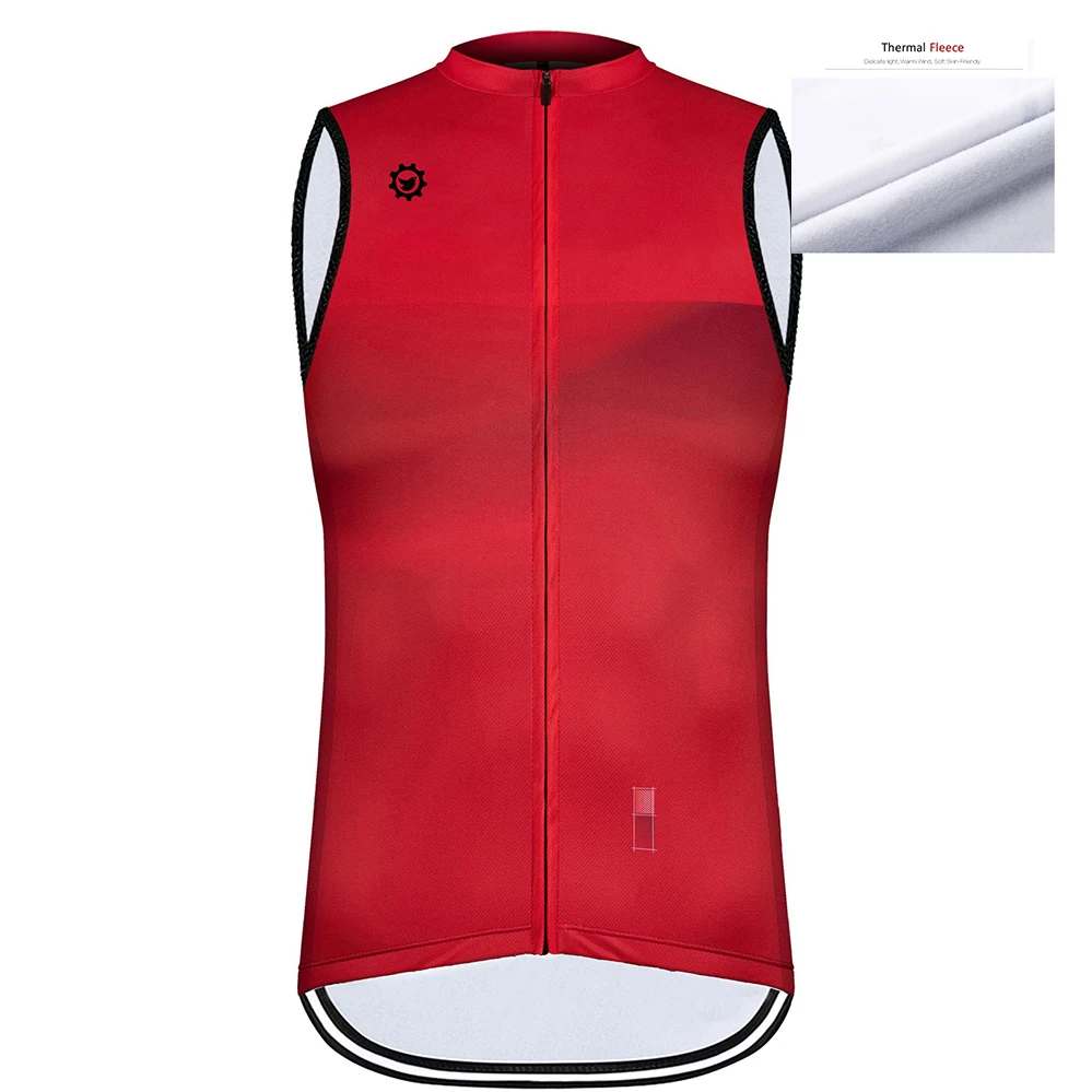 

Winter Thermal Fleece Cycling Sleeveless Vest Mtb Bike Bicycle Keep Warm Pro Team Vest Men Cycling Clothing Ropa Ciclismo Warm