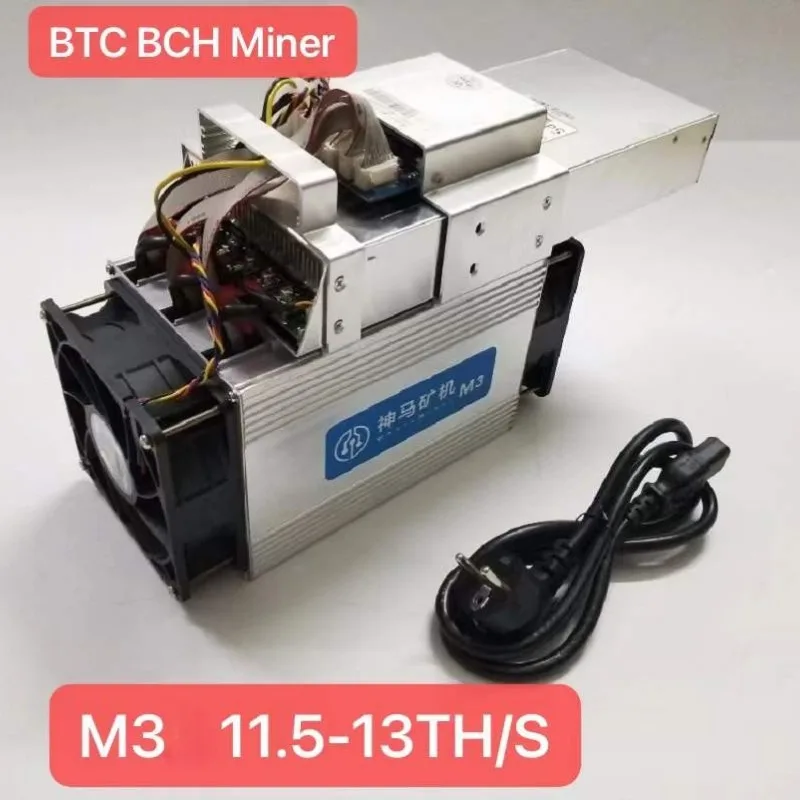 

M3 11,5-12,5 T/S Antminer S7 S9 WhatsMiner M3 с блоком питания для майнинга биткоинов Asic