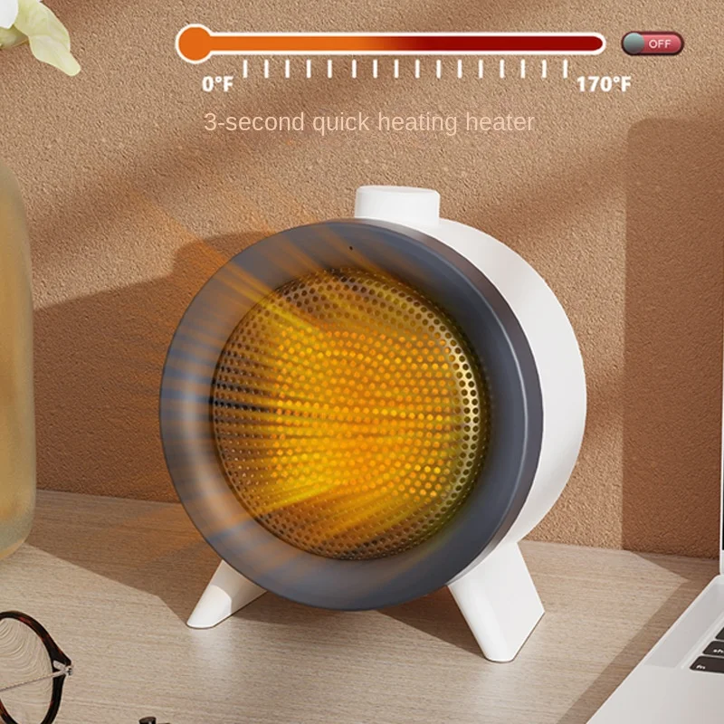 

New Desktop Mini Heater Household Small Heater Dormitory Office Hand and Foot Warming Speed Hot Fan