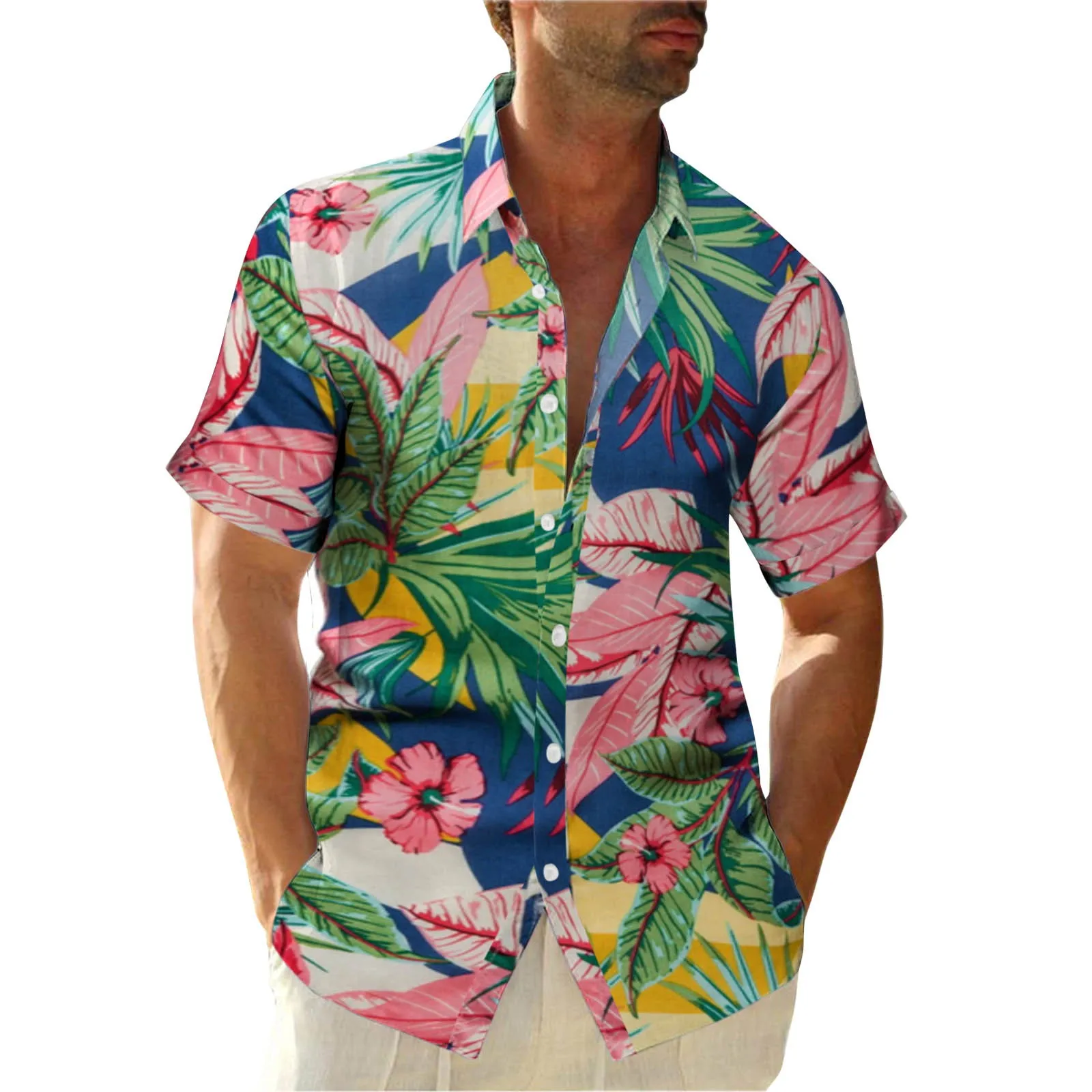 men's short sleeve hawaiian shirts