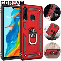 shockproof phone case for huawei p20 p30 lite pro nova 3e 5i 4e 5pro ring protective cover for hauwei mate 20x 30pro p smart z