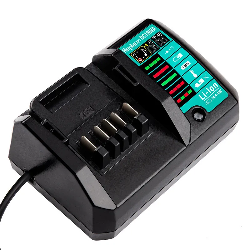 For Makita 14.4V-18V Li-Ion Battery Charger DC18WA Rechargeable Power Tool 100V-240V Lithium BL1815G BL1413G |