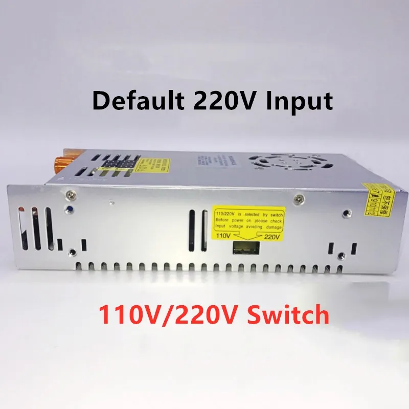 Регулируемый импульсный источник питания AC DC 5V 12V 24V 36V 48V 60V 80V 120V 160V 220 W с цифровым