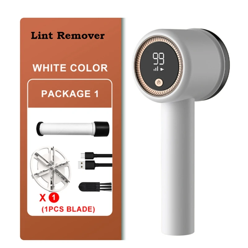 

1Set Lint Remover For Clothing Electric Fuzz Pellets Remover LED Hairball Trimmer Fabric Shaver For Clothes Sweater Remover