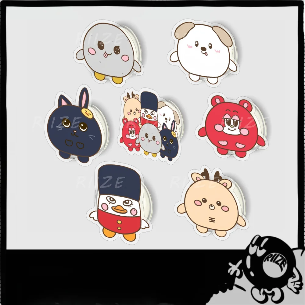 Kpop RIIZE мультяшный новый акриловый держатель для телефона складная подставка SHOTARO