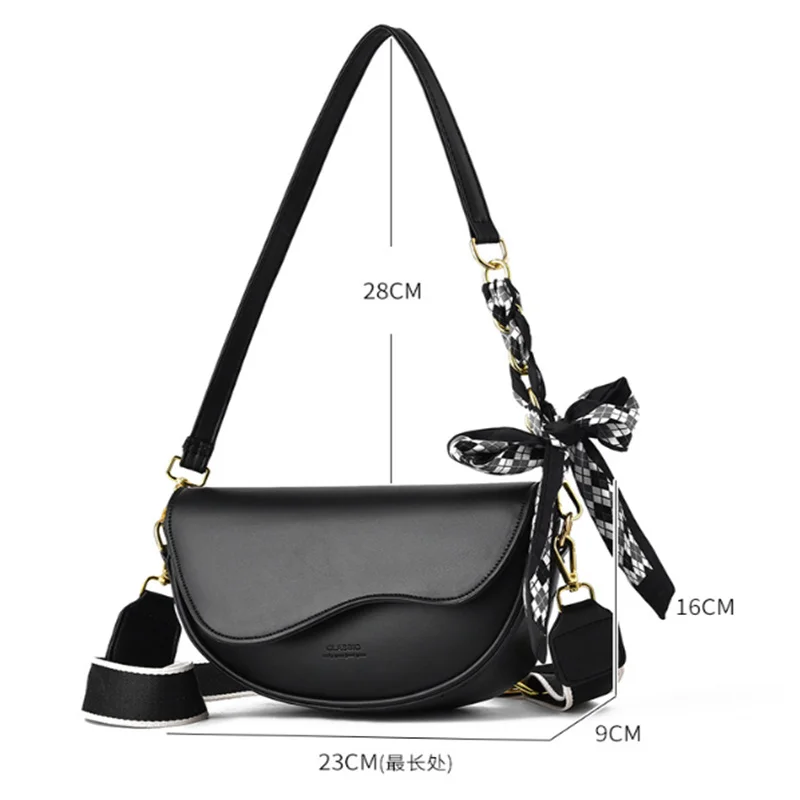 Fashion Luggage &Bags Women's Handbags Crossbody MINI NEW Luxury Retro Armpit Saddle Casual Waterproof Business  Ladies Bolsos