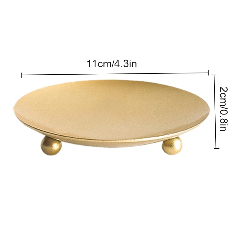 2 упаковки подсвечник из железной пластины декоративная железная колонна для