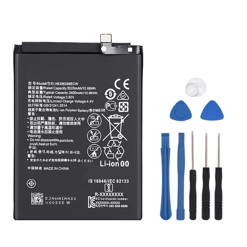 

OHD 100% Original Replacement Phone Battery HB396286ECW For Huawei Honor 10 Lite Honor10 Lite Pour P Smart 2019 Battery 3400mAh