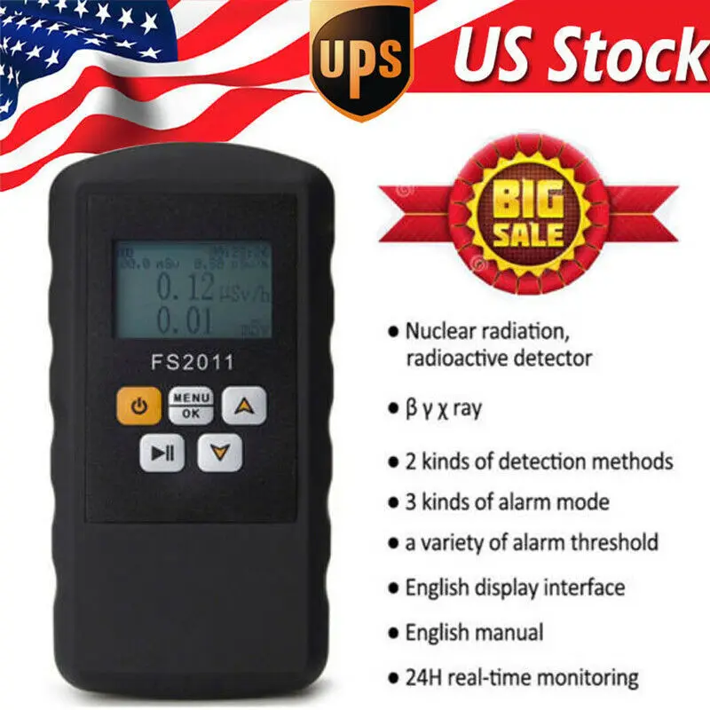 High Accuracy Electromagnetic Intelligent Nuclear Radiation Detector Ion Nuclear Radiation Radioactive Substance Detector Tester