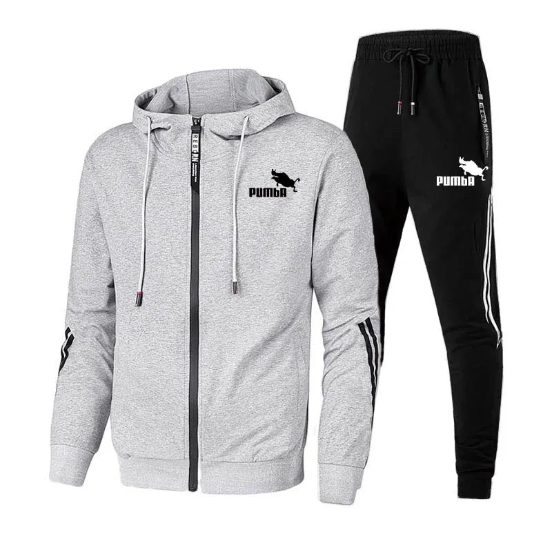 

Men's Sets Jackets Sweatpants 2 Piece Set Man Sportswear Zipper Coats Autumn Men's Sports Tracksuit Set Casual Fashion Outfits
