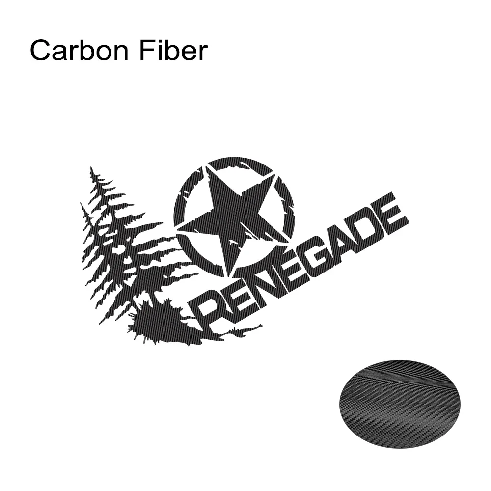 

Автомобильные наклейки для Jeep Renegade, ограниченная Спортивная ширина, высота 4X4, графическое дерево, звездный стиль, фотоаксессуары