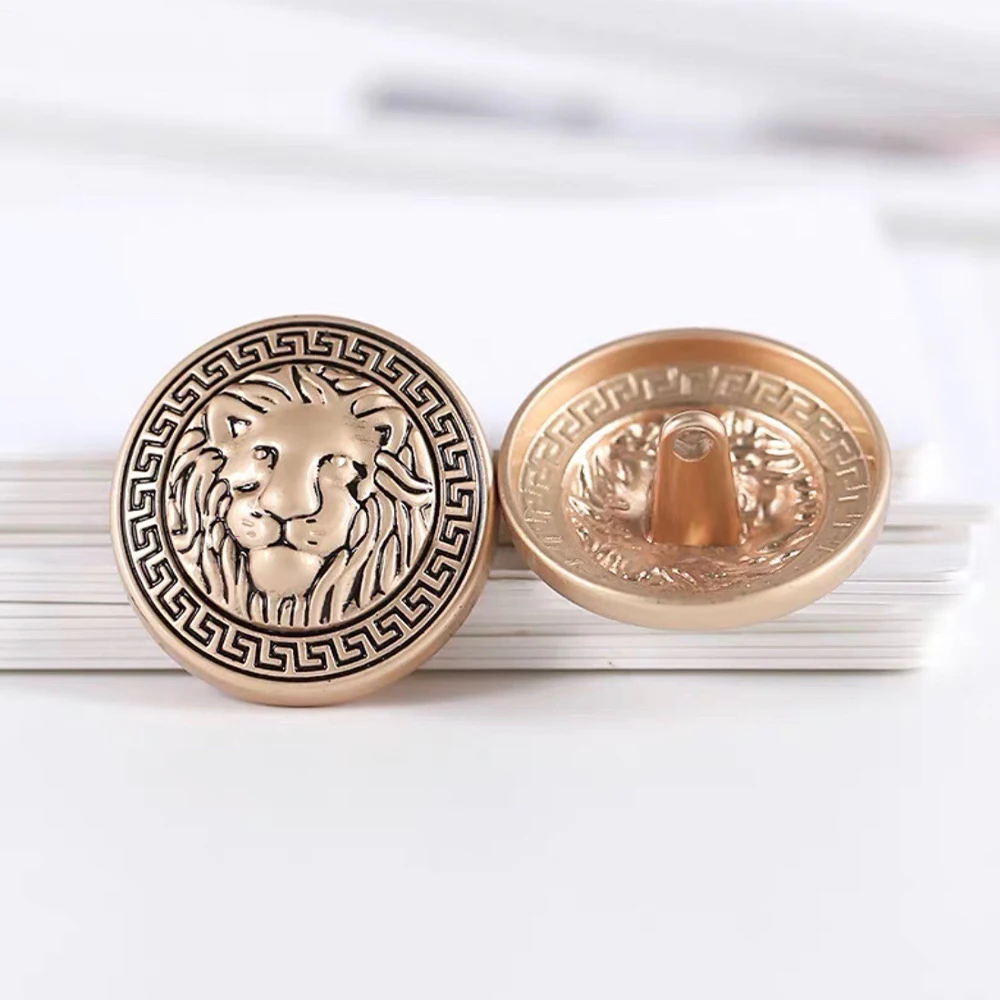 10 шт./компл. золотые серебряные высококачественные круглые металлические