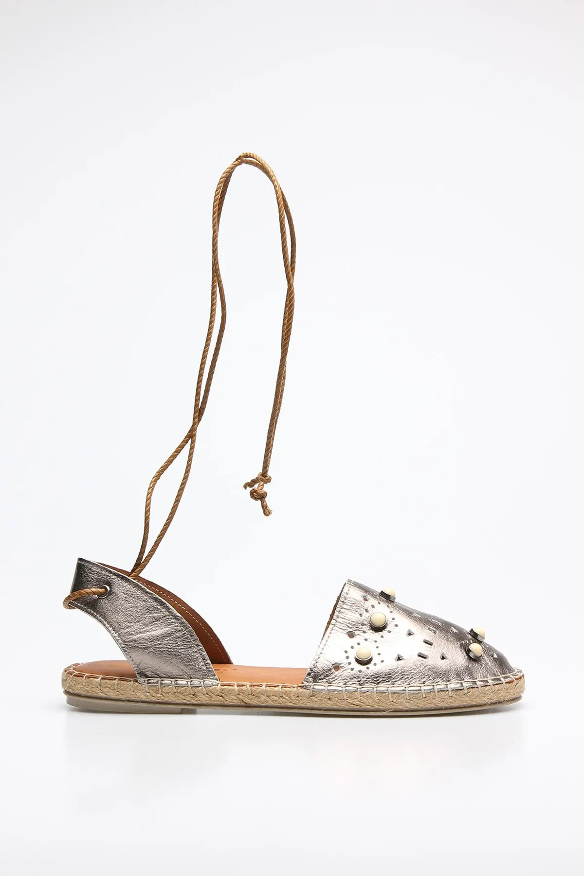 

Fashion Style Genuine Leather Gray Women Sandals And Slippers Sandals