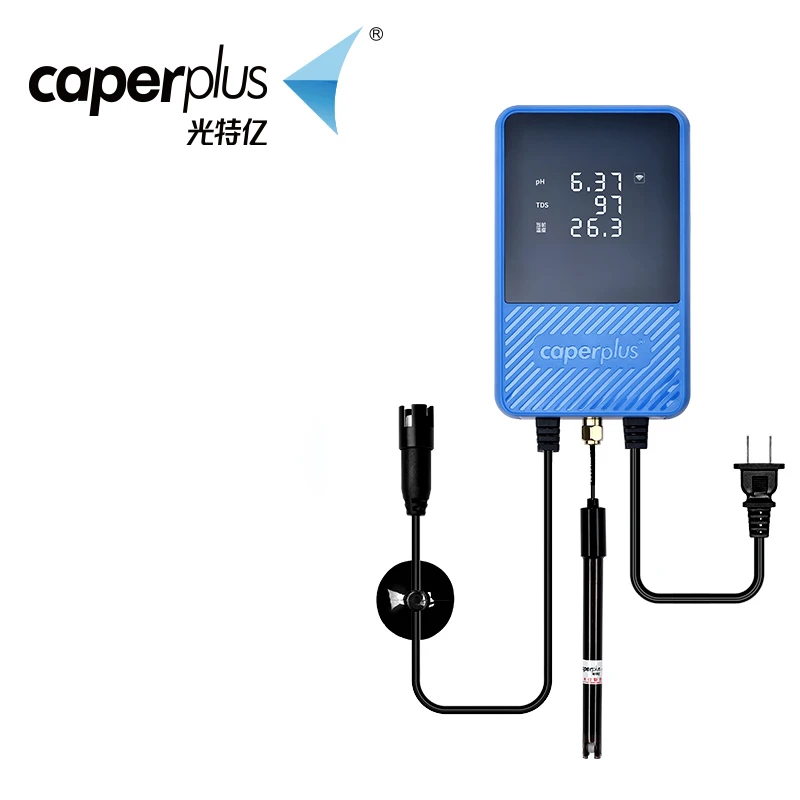 110-240V Caperplus Aquarium Q2 PH Temperature TDS 3 In 1 Intelligence Monitor Detector WIFI APP Digital Fish Tanks | Дом и сад