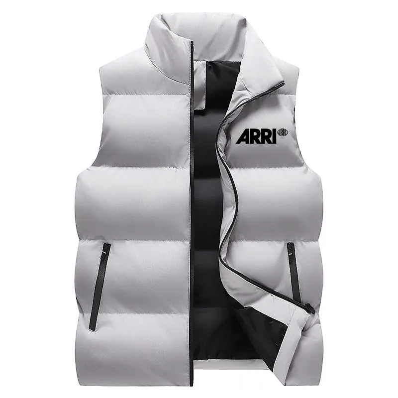 

ARRI Casual Fashion Sleeveless Vest Men Jacket 2023 Autumn Warm Cotton Thick Coat Male Winter Plus Size Clothing Men Waistcoat