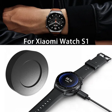 Беспроводное зарядное устройство для часов с зарядным кабелем Type-C 80 см для Xiaomi Watch S1