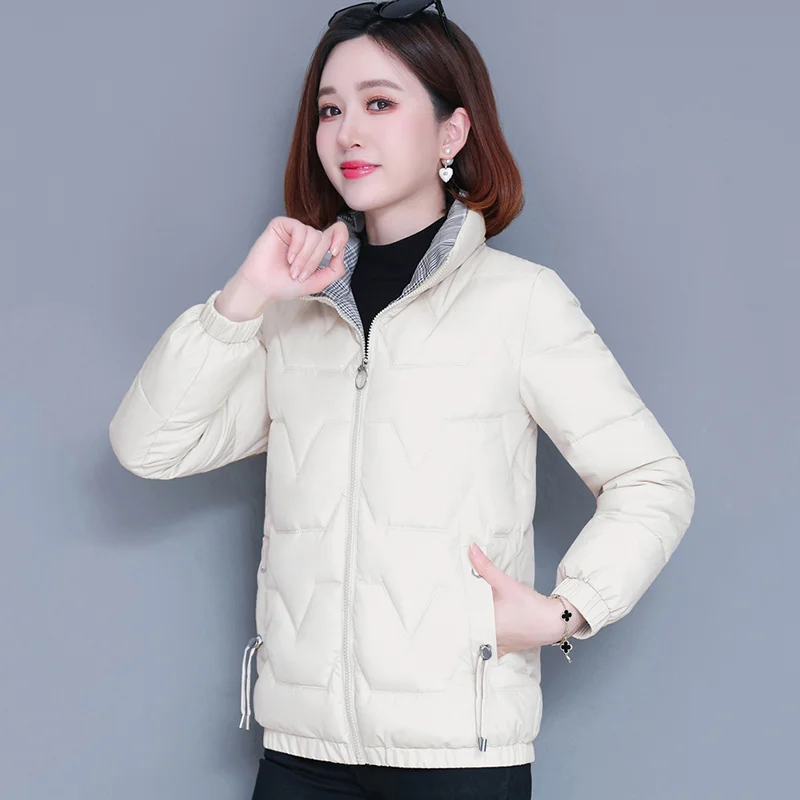 

Down Padded Jacket Women Short Overcoat 2023 New Winter Thicke Parka Women Autumn Warm Down Cotton Jacket Women Outerwear