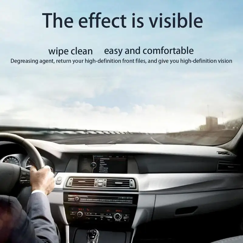 

150ml Auto Glass Oil Remover Windshield Coating Agent Glass Oil Film Cleaner Auto Detailing Eliminates Spots From Cars SUV Glass