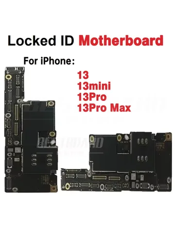 Блокированная материнская плата ICloud ID для IPhone 13 13mini 13 Pro Max, Логическая плата для тренировок замены, полное питание на экране, тестирование материнской платы
