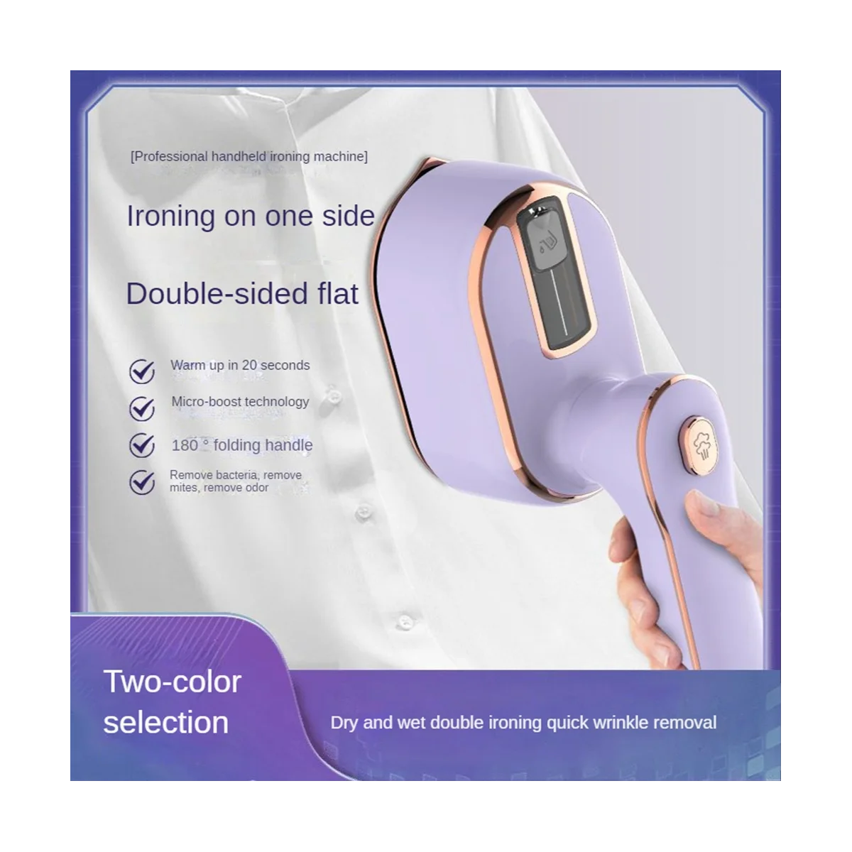 Derma multifunctional steam ironing фото 30